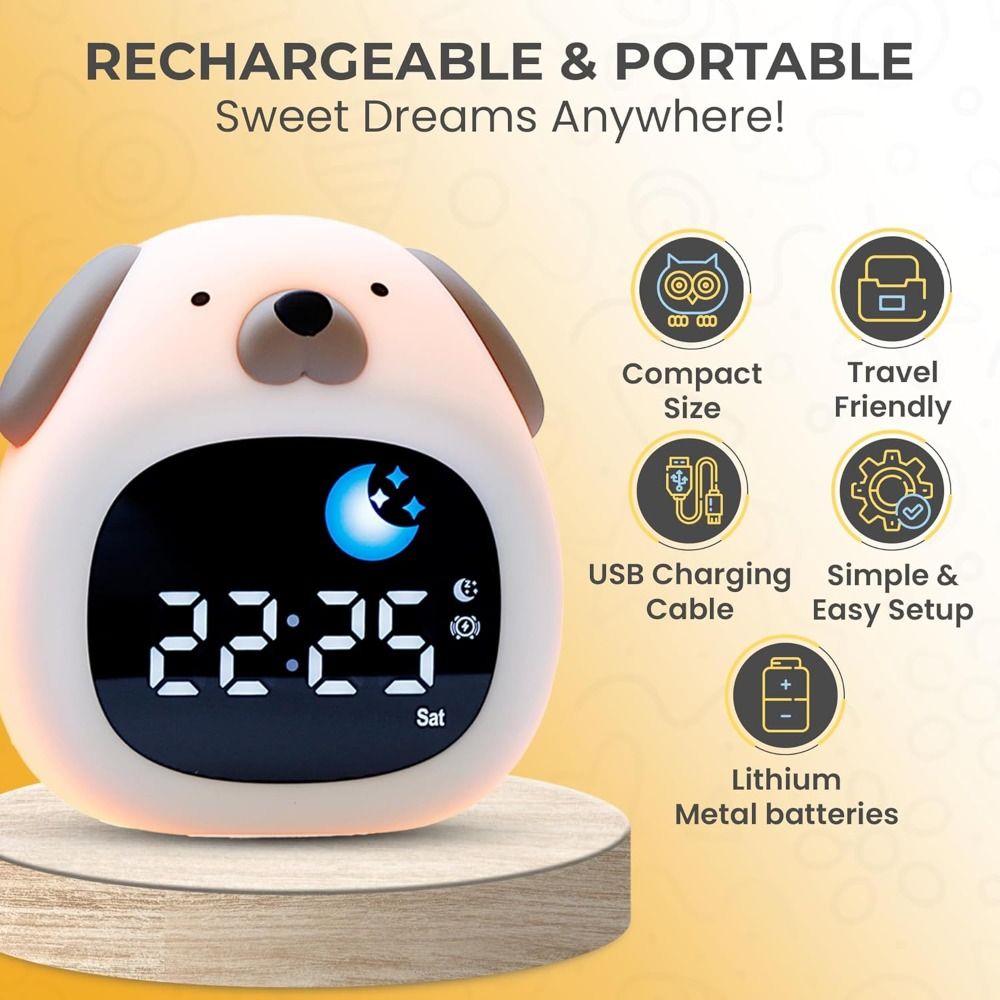 Sound Sleep Trainer Clock - Новый яркий будильник в форме собаки
