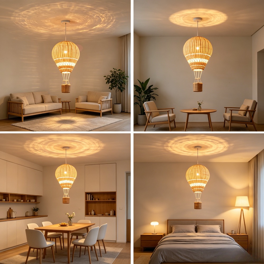 Baby Nursery Lamp - Светильник-люстра в виде воздушного шара, светодиодный,