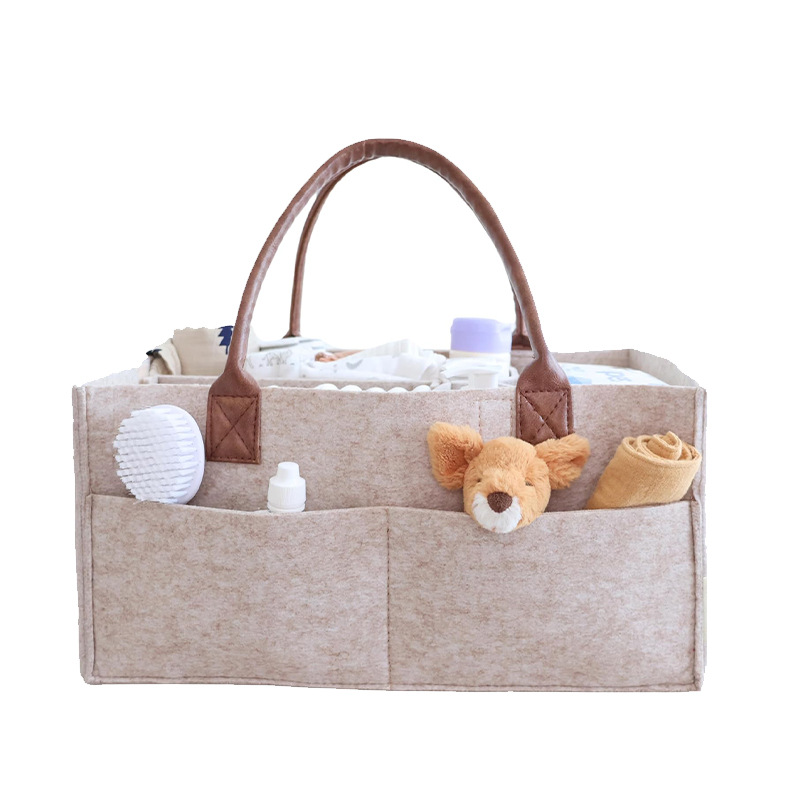 Baby Nursery Organization Ideas - Детская войлочная корзина-органайзер для хранения, сумка