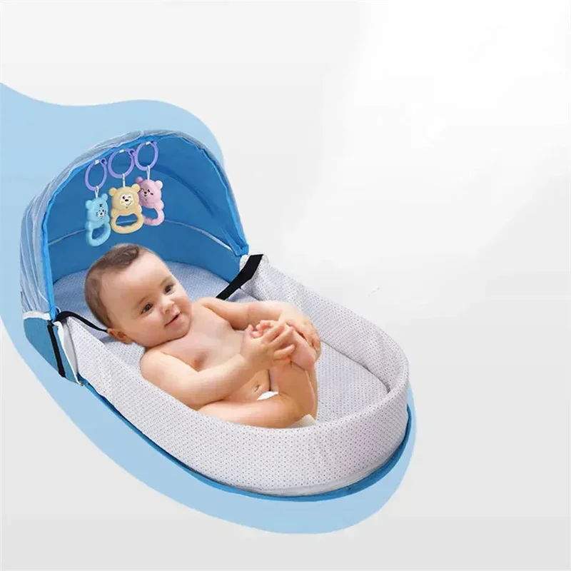 Baby Nursery Bed - Складная портативная кроватка для новорожденных, бионическая
