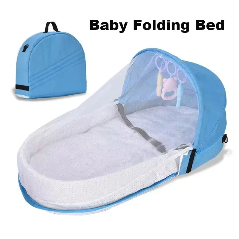 Baby Nursery Bed - Детская кроватка, удобная складная детская кроватка