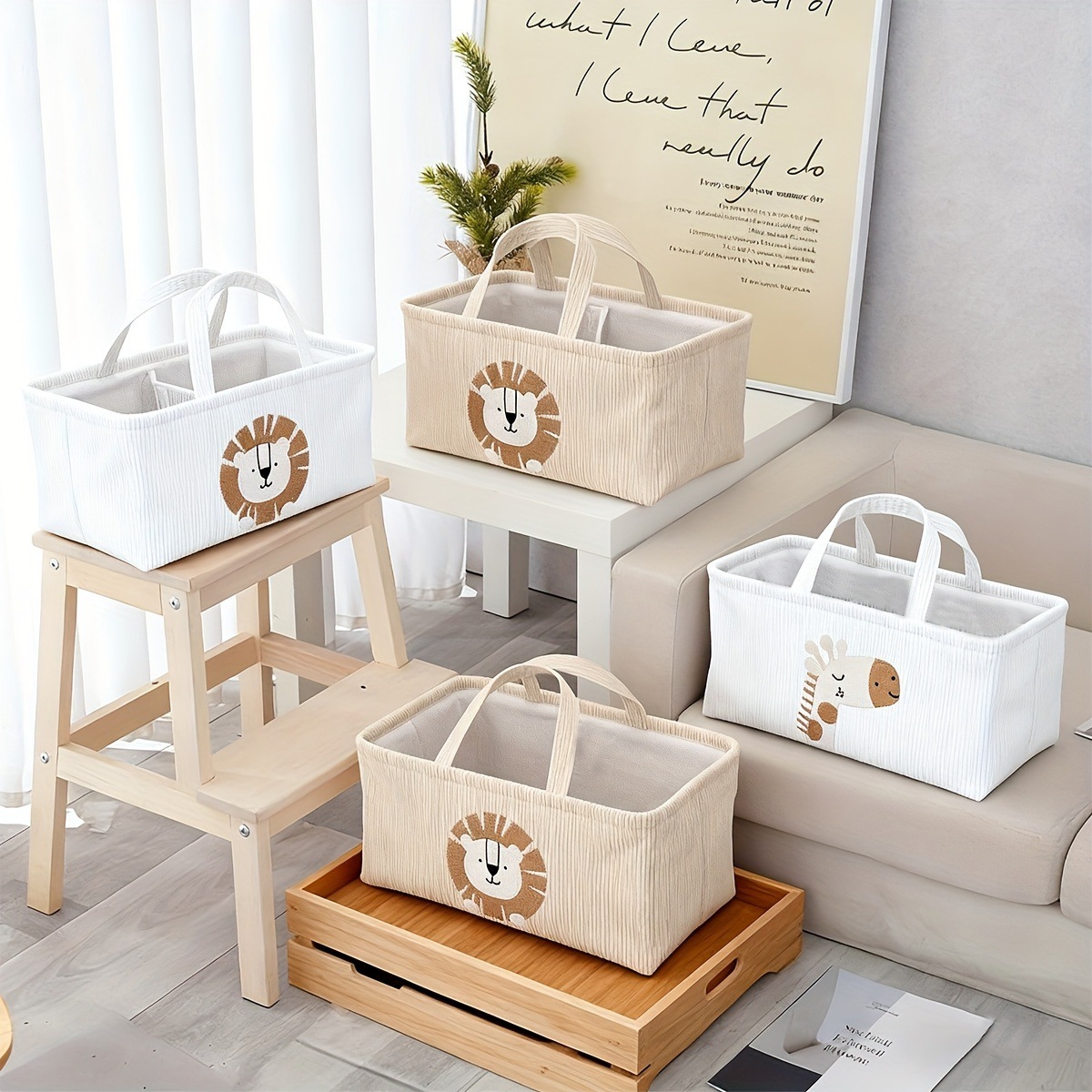 Baby Nursery Organization Ideas - Милая корзина для подгузников в виде