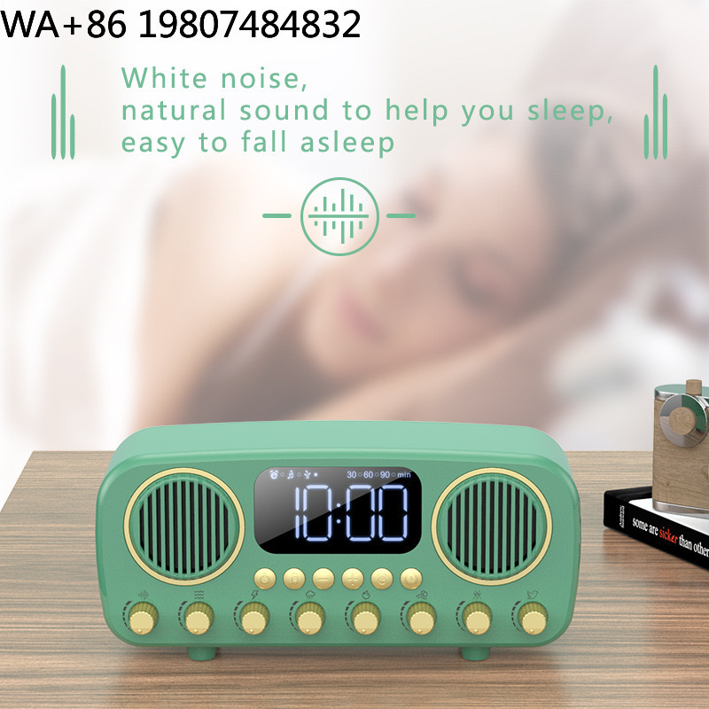 Sound Sleep Trainer Clock - Ретро-будильник с беспроводной аудиосистемой, имитацией рассвета,
