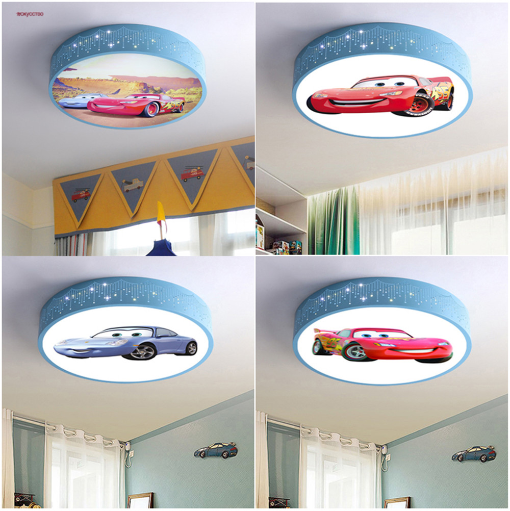 Baby Nursery Light Fixture - Круглый светодиодный потолочный светильник с рисунком