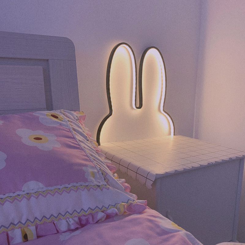 Baby Nursery Lamp - Милые светодиодные настенные светильники с кроликом,