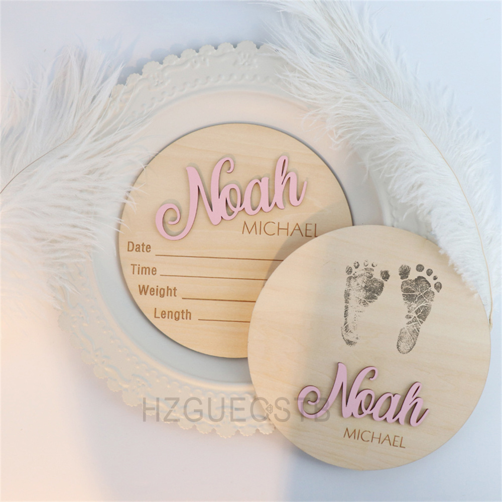 Baby Nursery Name Sign - Набор с именем на заказ, объявлением