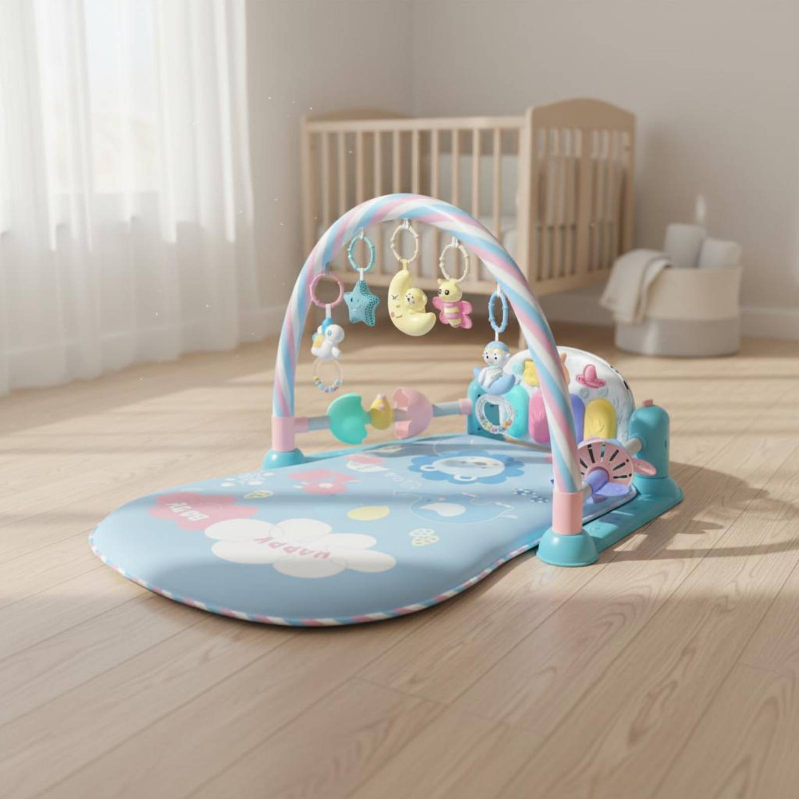 Детский манеж с функцией музык – обзор и цена Baby Nursery Bed