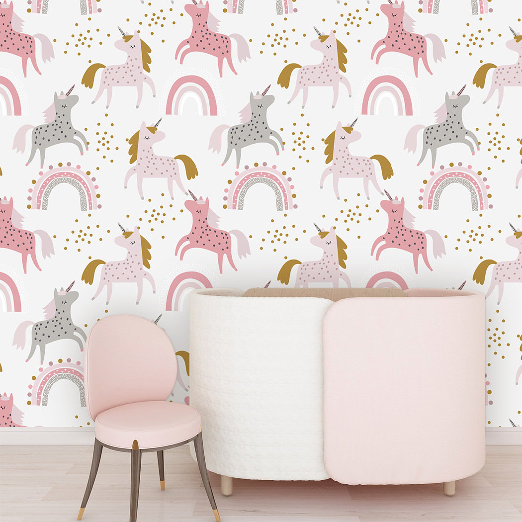 Настенные виниловые обои с изо – обзор и цена Baby Nursery Jungle
