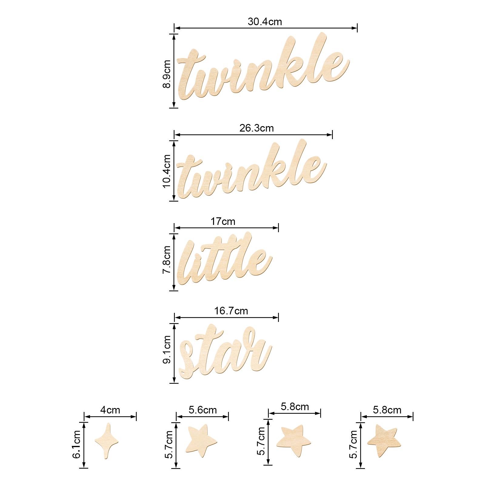 Деревянная вывеска Twinkle Twi – обзор и цена Baby Nursery Design