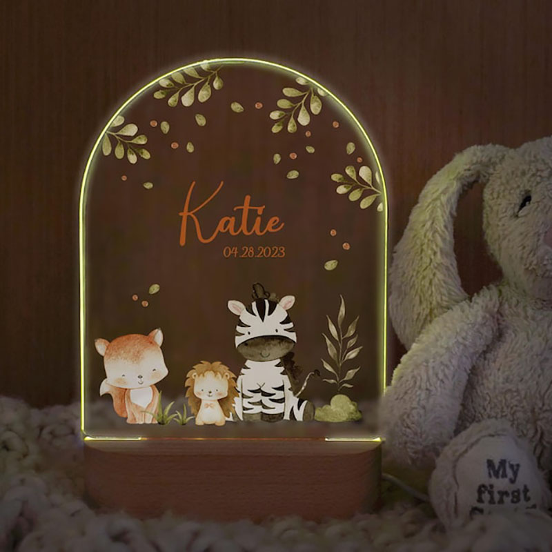 Детский ночник с индивидуальны – обзор и цена Baby Nursery Lamp