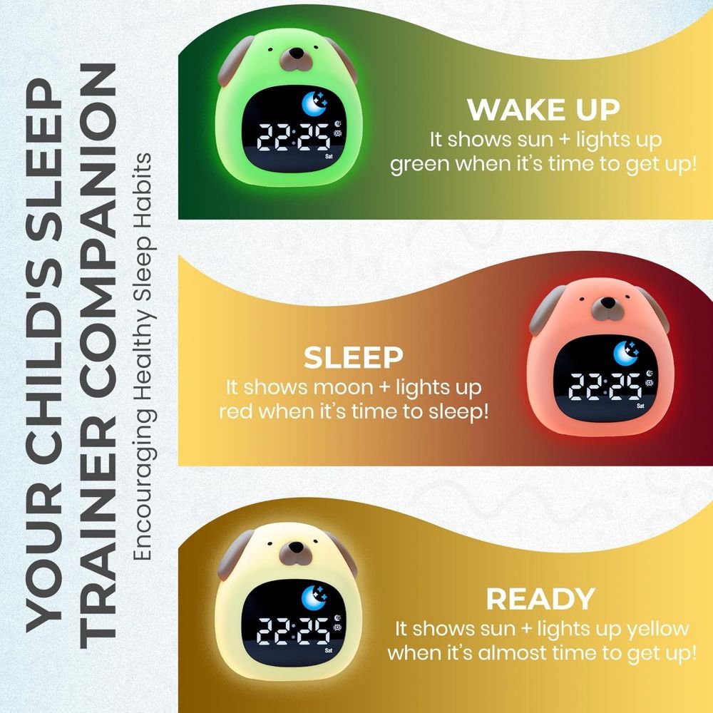 Новый яркий будильник в форме  – обзор и цена Sound Sleep Trainer Clock