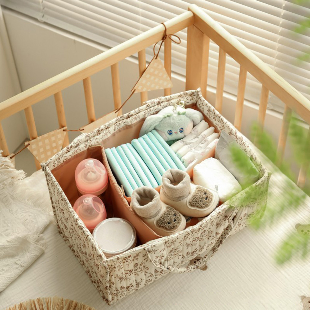 Корзина для хранения с цветочн – обзор и цена Baby Nursery Essentials