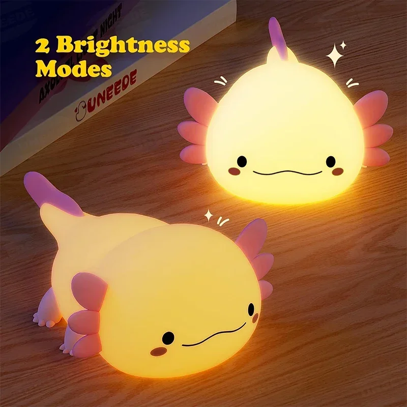 Милый ночник-аксолотль из сили – обзор и цена Baby Nursery Lamp