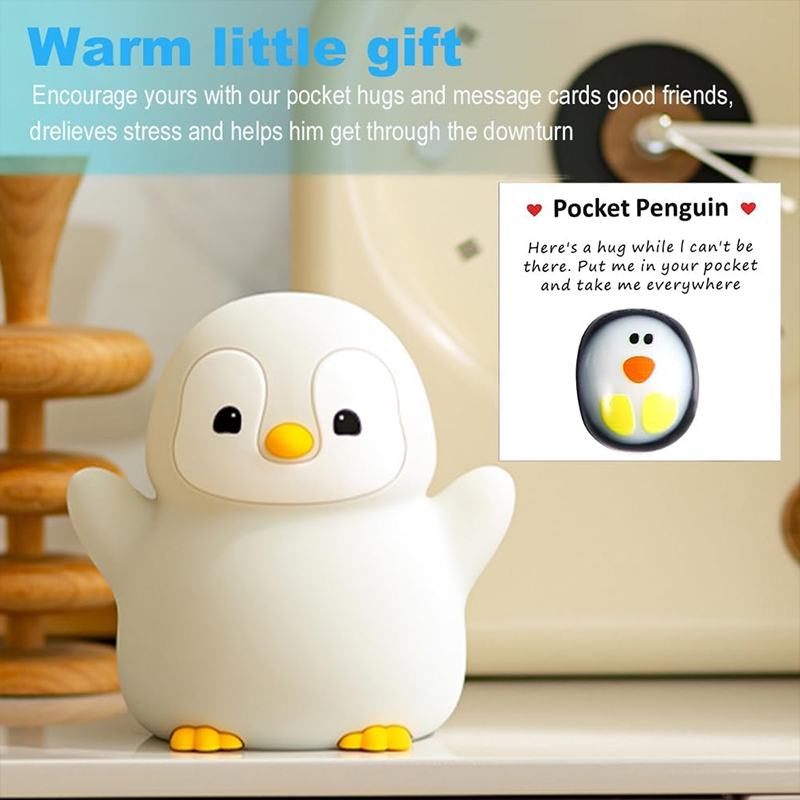 НОВЫЙ Ночник-пингвин из силико – обзор и цена Baby Nursery Table Lamp