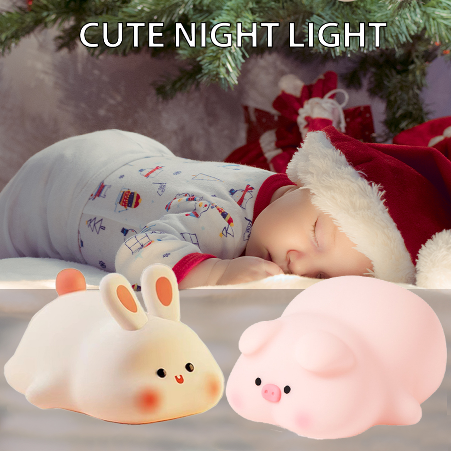 Ночник Piggy Bunny, светодиодн – обзор и цена Baby Nursery Table Lamp