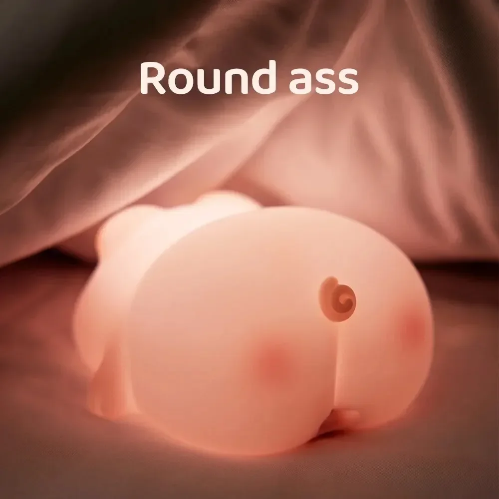 Ночник Piggy Bunny, светодиодн – обзор и цена Baby Nursery Table Lamp