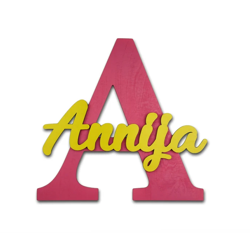 Деревянные буквы, настенные бу – обзор и цена Baby Nursery Name Sign