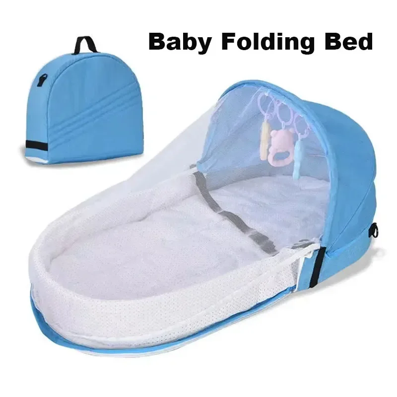 Складная портативная кроватка  – обзор и цена Baby Nursery Bed