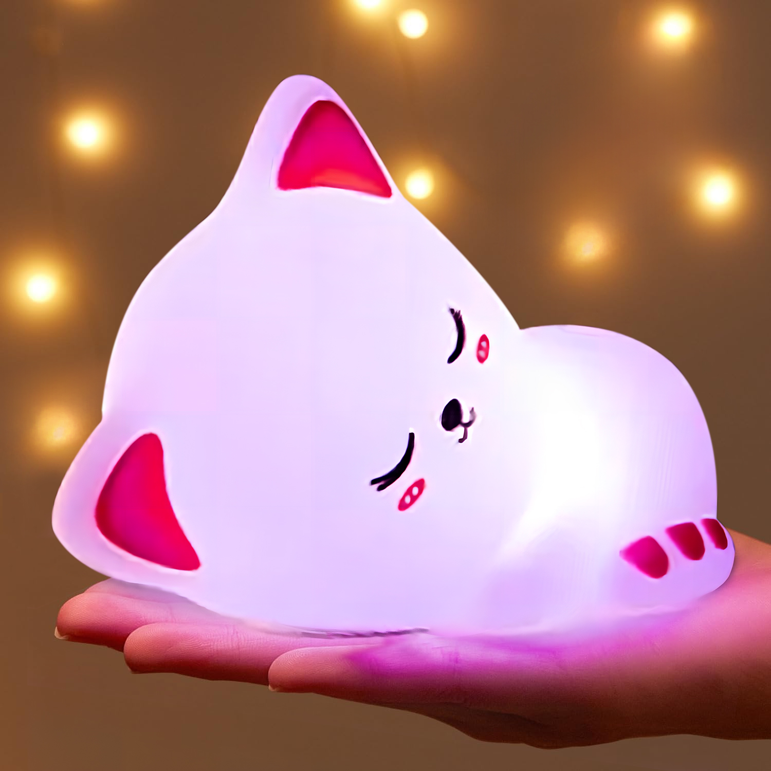Милый перезаряжаемый силиконов – обзор и цена Baby Nursery Table Lamp