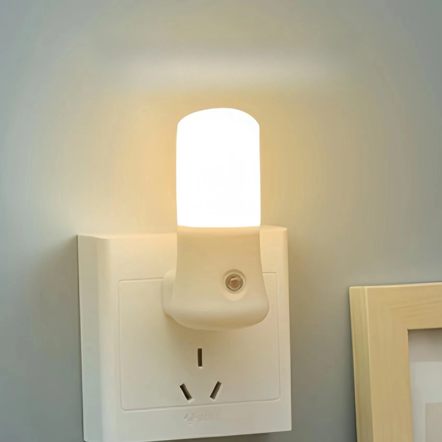 Светодиодный ночник Белый ЕС/U – обзор и цена Baby Nursery Lamp