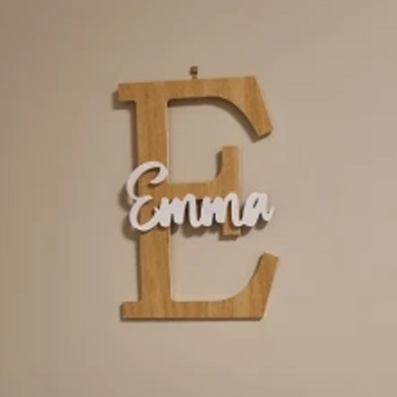 Изготовленный на заказ деревян – обзор и цена Baby Nursery Name Sign