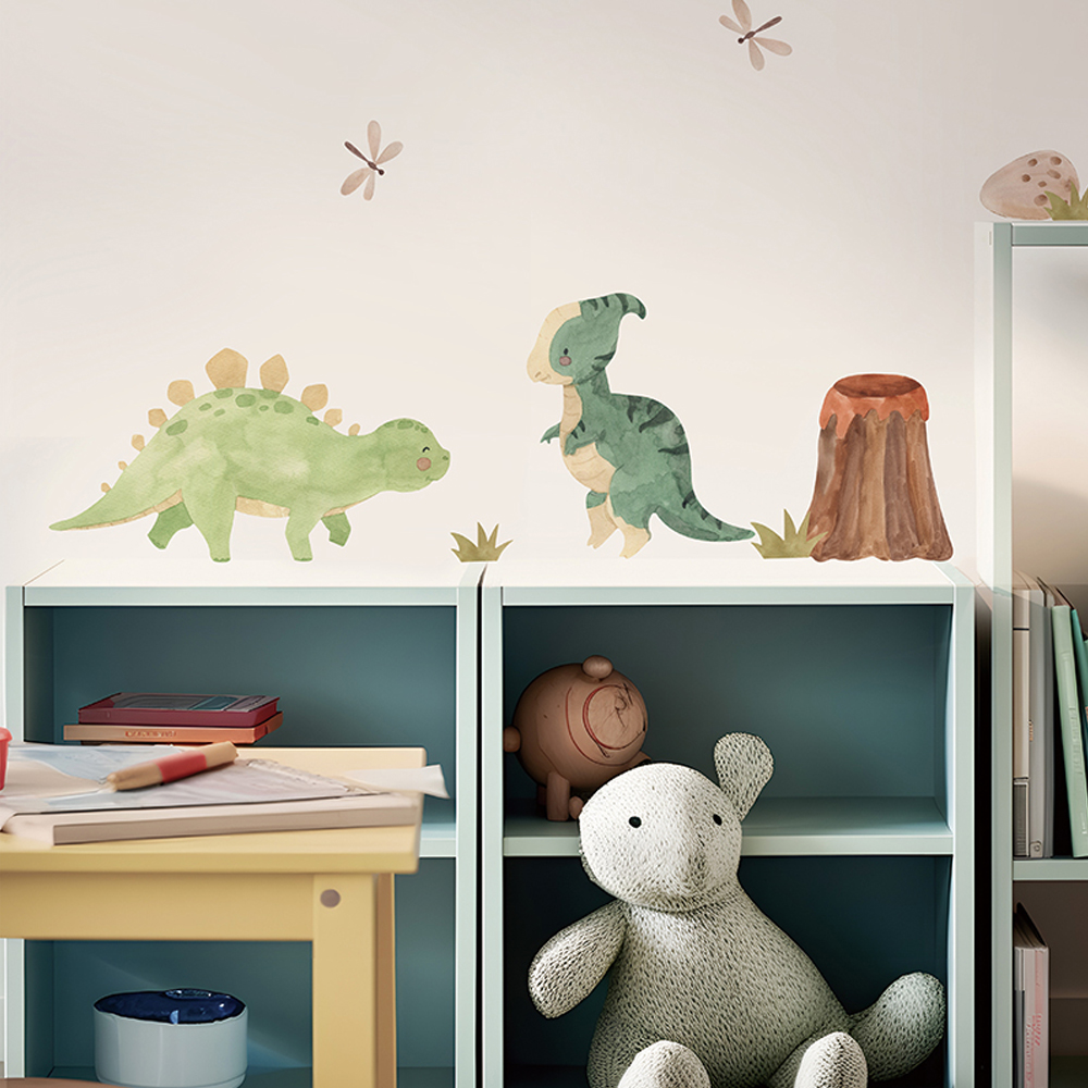 Наклейки на стену с динозавром – обзор и цена Baby Nursery Design