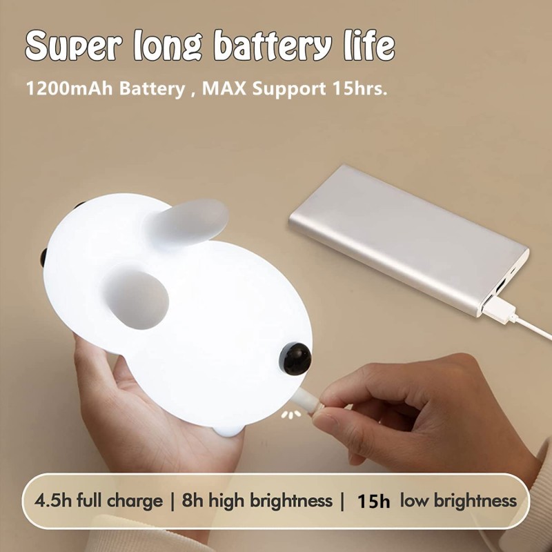 Светодиодный ночник с кроликом – обзор и цена Baby Nursery Lamp