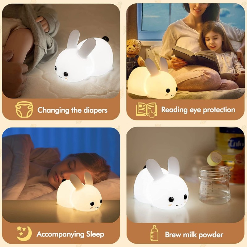Светодиодный ночник с кроликом – обзор и цена Baby Nursery Lamp