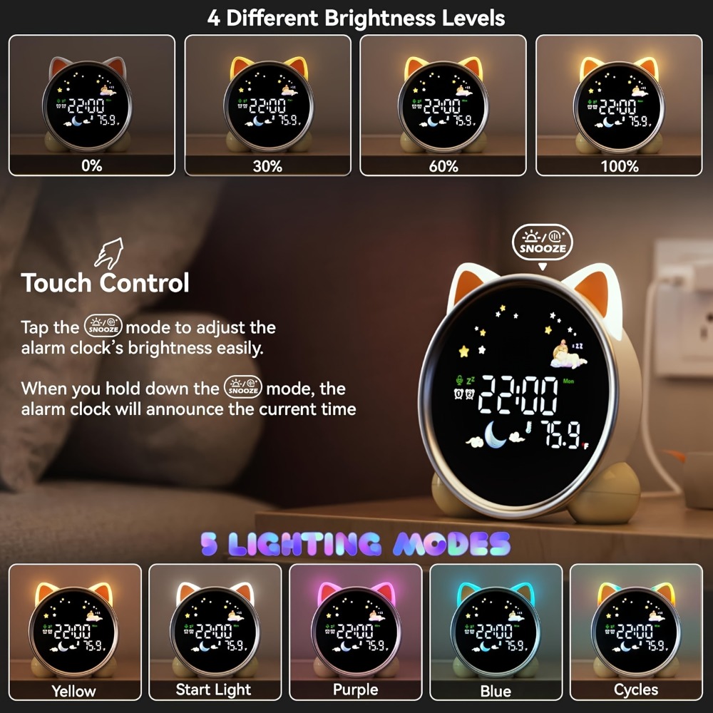 Детский будильник-тренер сна с – обзор и цена Sound Sleep Trainer Clock
