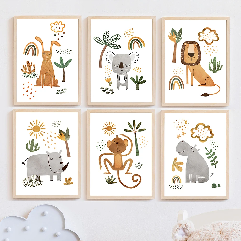 Жираф, слон, тигр, зебра, тука – обзор и цена Baby Nursery Jungle