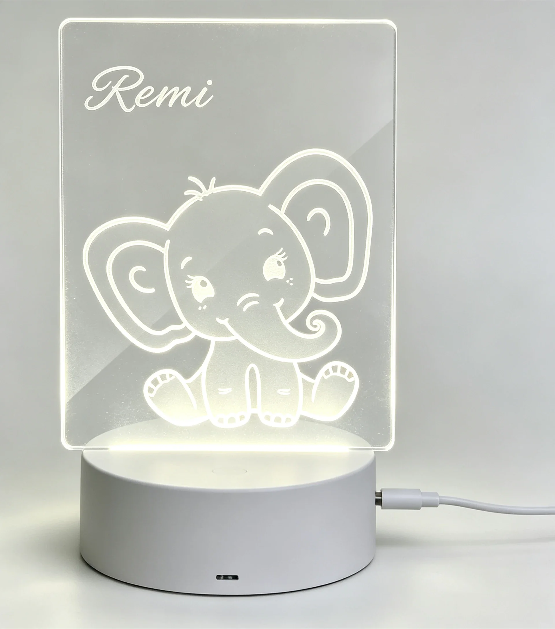Ночник с индивидуальным именем – обзор и цена Baby Nursery Lamp