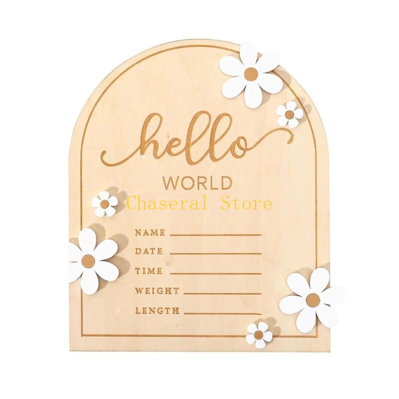 E7CE Hello Sign Деревянная таб – обзор и цена Baby Nursery Name Sign