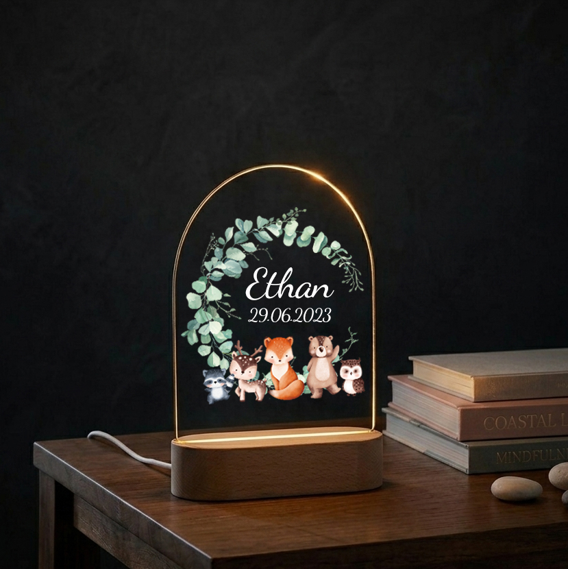 Персонализированный детский но – обзор и цена Baby Nursery Lamp